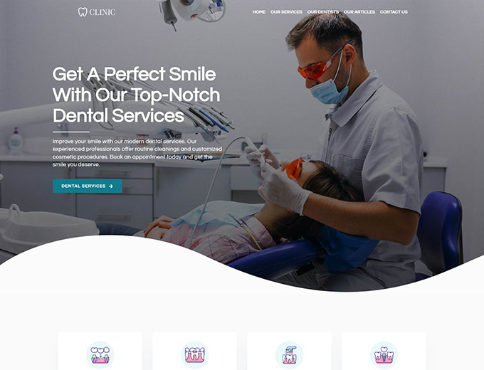 Dental Clinic WordPress Website